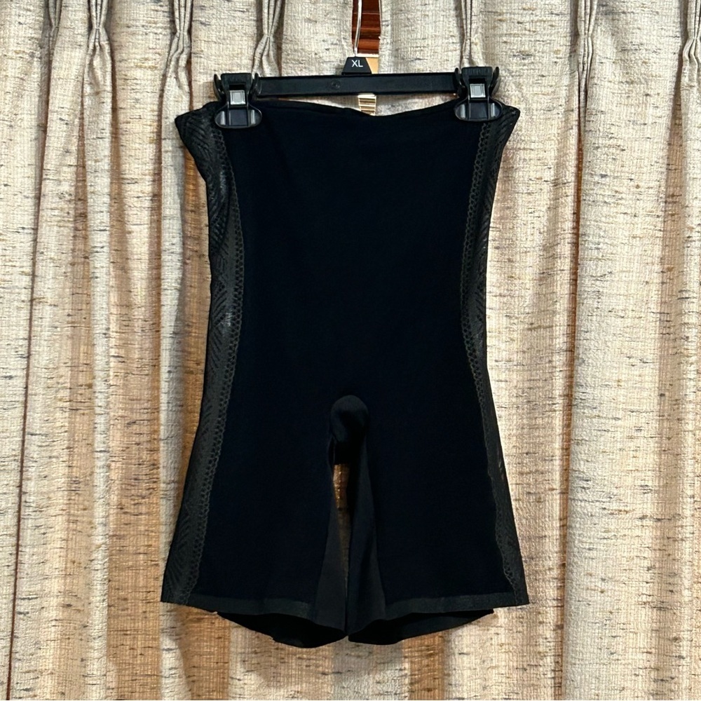 Assets Red Hot Label by Spanx Luxe and Lean Metallic Mid-Thigh Shaper